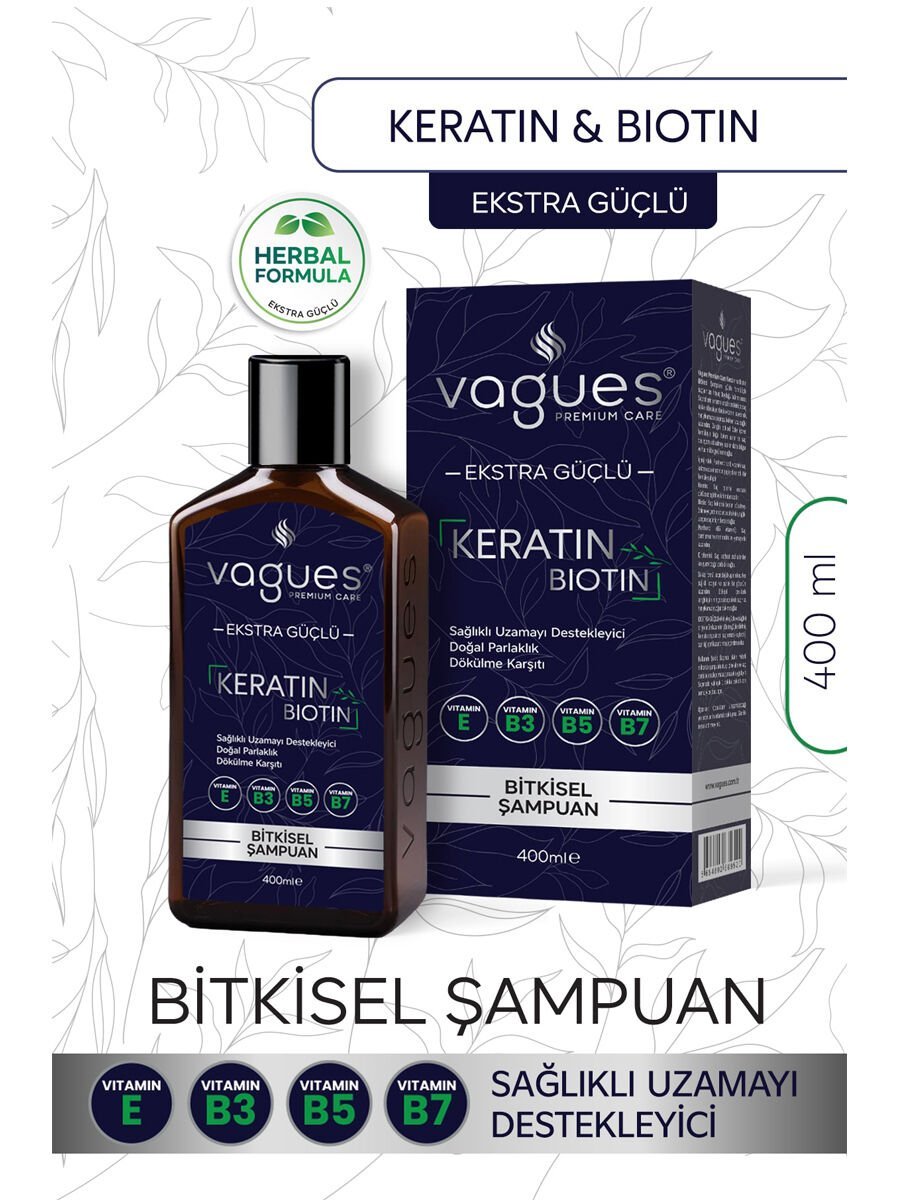 Keratin & Biotin Bitkisel Şampuan