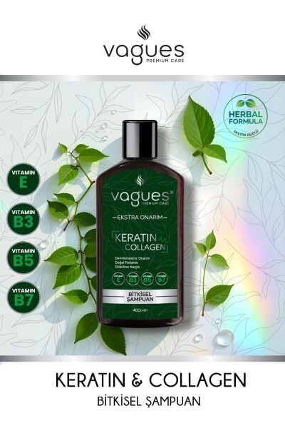 Keratin & Collagen Bitkisel Şampuan