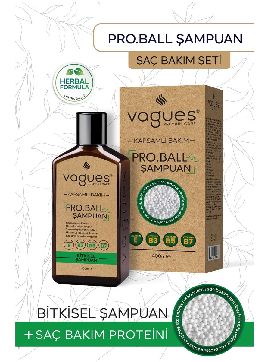 Pro.Ball Saç Proteinli Bitkisel Şampuan