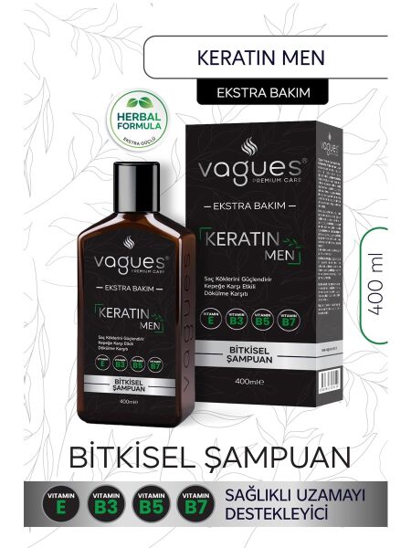 Aile Seti Keratin Volume + Men Şampuan Bitkisel Şampuan